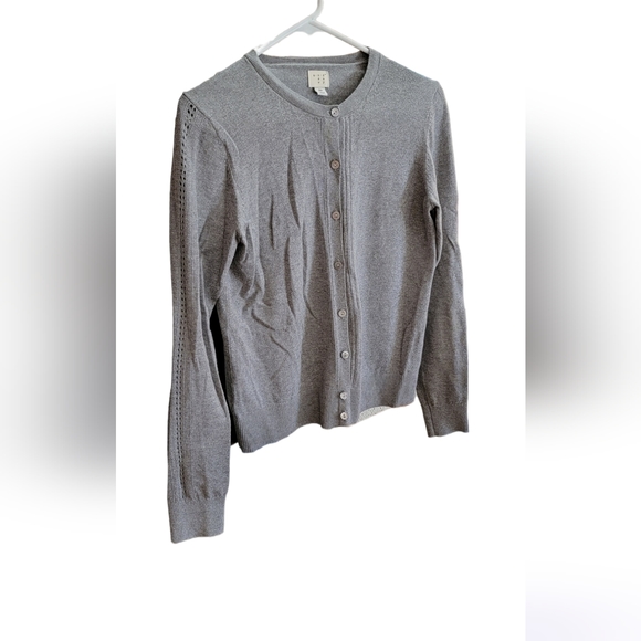 a new day Sweaters - A NEW DAY Grey Cardign Sweater